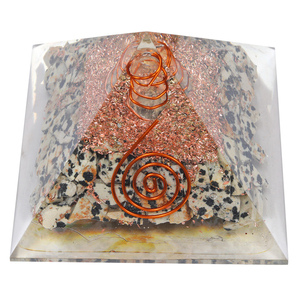 Supplier of Dalmation Healing Orgone Pyramids : Dalmation Healing Orgone Pyramids for Sale - Product Image 1