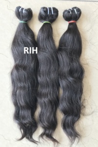 Extensiones de cabello humano 100% brasileño de alta calidad, cabello ondulado de Color Natural, mechones de pelo de trama, envío directo - Product Image 5