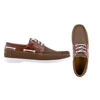 Nouvelle mode lacets bateau chaussures hommes casual chaussures mocassins chaussures