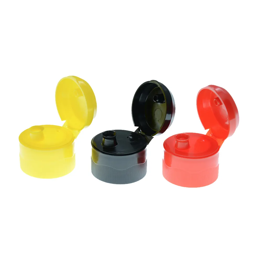 28ミリメートルTwo Parts Screw-On FlipトップType Cap For Plastic Bottles