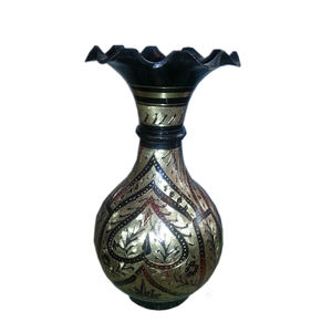 Fancy Black Antiqui Flower Pot for Living Room Decoration - Product Image 1