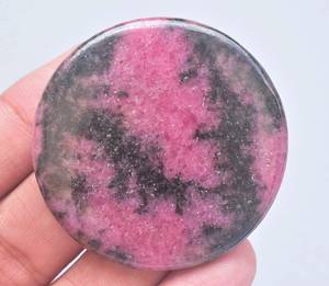 หินโรโดไนต์อัญมณีทรงหลังเบี้ย,อัญมณีทรงหลวมหินโรโดไนต์ทำจากแร่โรโดไนต์ธรรมชาติ - Product Image 3