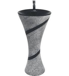 Nouvelle Arrivée Conception Bas Prix Surface Résistant Aux Rayures Céramique Sanitaire Pixel 502 Bassin Une Pièce 430x430x850mm pour salle de bain - Product Image 1