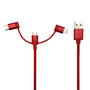 Hot Selling Model Universal 3 in 1 charging cable fit with most of the devices for All in 1 Mobile and Phone Devices - Product Image 1