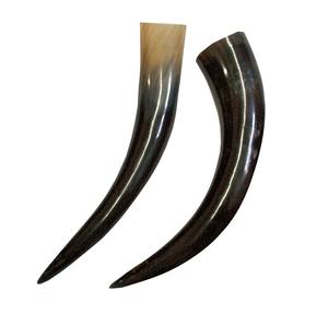 Corne à boire viking en corne de buffle, écologique, sculptée, polie, forme naturelle, thème amour, cadeau de mariage, fabricant - Product Image 3