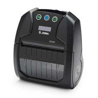 Printer Mobile Serbaguna Zebra ZQ200 All-In-One Pencetakan Thermal Line IP43 Tahan Air USB-C/BT untuk Label Struk Garansi 1 Tahun