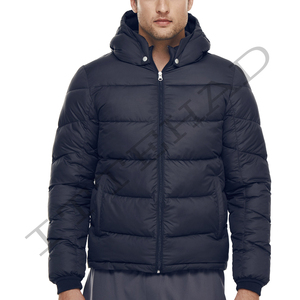 Doudoune à capuche personnalisable de marque Mountain pour l'hiver Col montant et logo brodé sur le devant - Product Image 3