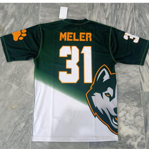 0012 maillot de Football américain personnalisé Premium respirant grande taille uniformes de Football avec impression personnalisée ensemble Style - Product Image 5