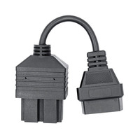 Cable de extensión para diagnóstico de mantenimiento de camiones, conector macho de 16 pines a hembra OBD 2 OBD ll OBD 2