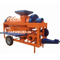 Vente en gros de petite moissonneuse mobile pour riz, blé, maïs batteuse à usage agricole outils de jardinage machines agricoles Offre Spéciale tracteur Source d'alimentation