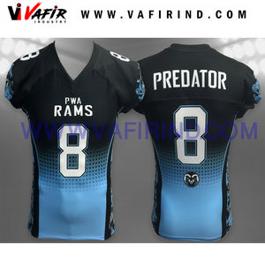 Uniformes/Jerseys de Fútbol Americano Personalizados al por Mayor 2024, Sublimación en Blanco, Transpirables, Tallas Grandes, Modelo AU-642 - Product Image 6