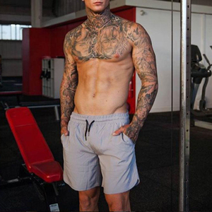 <b>Men</b> Summer Sportswear Solid Breathable Quick Dry Beach Shorts Maternity Swim <b>Trunks</b> - Product Image 4