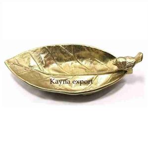 Tazón Decorativo de Hoja Chapada en Oro de Lujo, Nuevo Vajilla Chapada en Oro para Servir Comida y Dulces, Precio al por Mayor, Tazones para Servir Ensaladas - Product Image 1