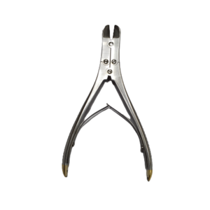 Cortador manual de alambre de acero inoxidable para huesos, cortador de alambre para oído, nariz y garganta, instrumentos quirúrgicos Endo Tech ETI-1001-617 7 pulgadas - Product Image 1