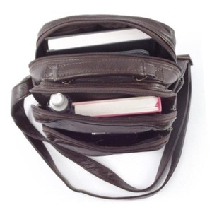 กระเป๋าสะพายหนังแท้แฟชั่นใหม่พร้อมที่จับไหล่ทนทาน - Product Image 1