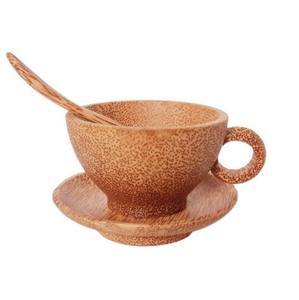 Premium Quality Handmade Wooden Coconut <b>Teacup</b> Elegant Style 100% Material From Vietnam for Kitchenware Coffee cup - Product Image 5