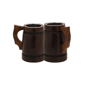 Wooden Ecofriendly Beer <b>Mug</b> Classical Style Stainless Steel <b>Big</b> Size Beer <b>Mug</b> for Sale Latest Trend Largest Manufacture Company - Product Image 4
