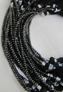 กลมแฟนซีเหลี่ยมเพชรพลอยตัดสีดำMoissaniteเพชรลูกปัดที่ราคาถูกที่สุดเสนอ .. - Product Image 6