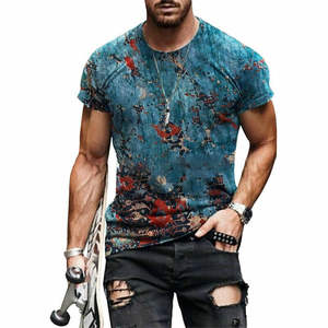 Personnalisé Hommes Slim Fit Gym T-Shirt Polyester Spandex Sublimation Imprimé À Manches Courtes Chemise De Sport Pour L'entraînement & Vêtements Décontractés - Product Image 1