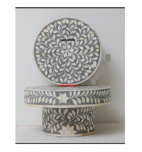 Soporte de madera de perla madre para pastel artesanal, platos y placas, decoración de CHOCOLATE EID para el hogar, regalo, bandeja, decoración de boda, novedad - Product Image 1
