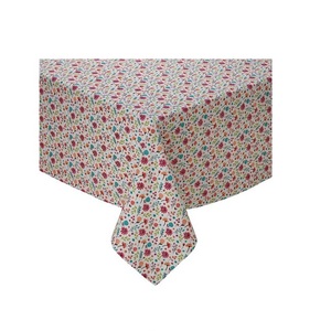 Floral Print <b>Table</b> <b>Cloth</b> Organic Cotton GOTS Certified - Product Image 1