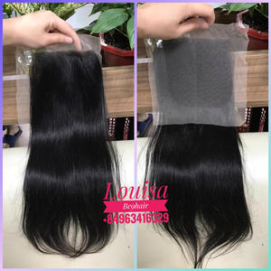 Extension de cheveux péruviens naturels 4x4 et 5x5, nattes de cuticules à effet éventail, de haute qualité au prix d'usine réel - Product Image 5