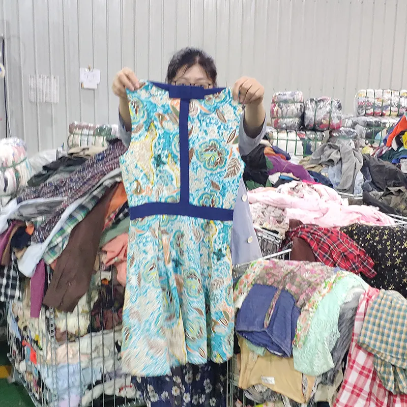 Корейские США тюки Ukay оптом б/у корейские тюки микс Макси мини платье Baju Bekas