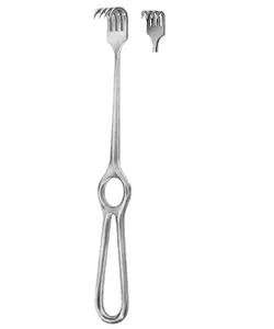 Kocher Retractors Semi Sharp 4 Prongs 15 x 20mm 21.5cm Professional General Surgical Instruments Non Magnetic Stainless Steel