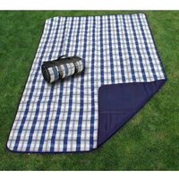 Couverture de pique-nique en coton biologique, grande taille, confortable, certifié 100%, pour les voyages en plein air