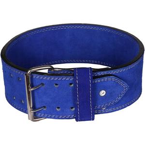 Cinturón de gimnasio de levantamiento de pesas de cuero de vaca de gamuza de 13mm de alta calidad 4 "de ancho doble punta personalizada Fitness seguridad culturismo entrenamiento - Product Image 4