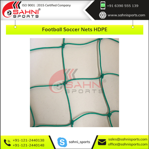 High Quality Twisted Polyethylene (PE) Soccer <b>Football</b> Nets with Hand & <b>Machine</b> Knots for Sports Use - Product Image 5