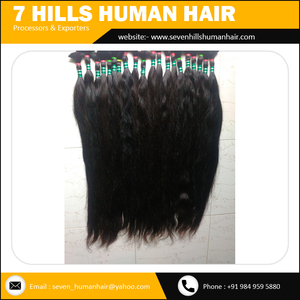 Cheveux indiens de couleur naturelle, 100% cheveux humains, pour femmes, vente en gros - Product Image 5