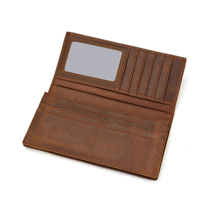 Professional Made New Fashion Modern PU <b>Leather</b> Zipper <b>Purse</b> <b>Men</b> <b>Leather</b> Wallet - Product Image 2