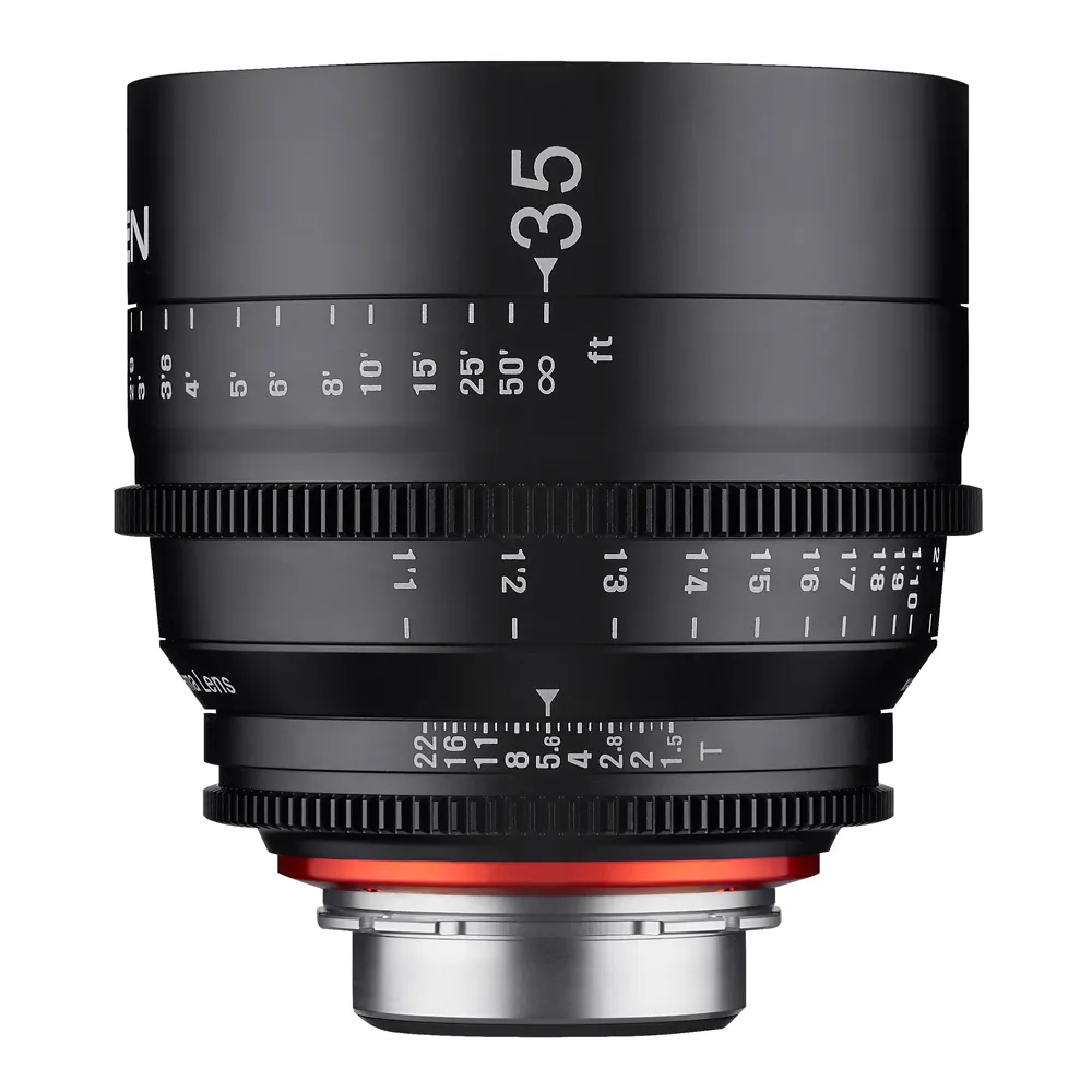 Rokinon XEEN 35mm T1.5 Wide Angle Pro Cinema Lens for Canon EF Metal Full Frame (FX) Coverage OEM Wholesale Camera Lenses