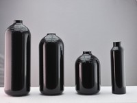 Venta caliente 1L Capacidad Recargable CO2 Paintball PCP Tanque Cilindro 24oz Aluminio de alta presión con válvula de pasador para buceo