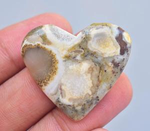 Cobra Jasper พลอยแจสเปอร์รูปหัวใจ,พลอยโมราทรงหลวมพลอยสีม่วงรูปหัวใจ - Product Image 6