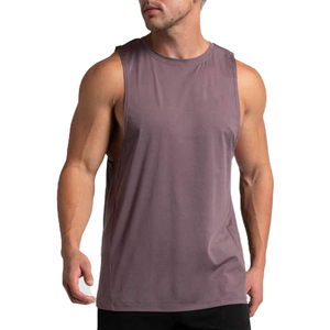 High quality custom cotton tank top mens <b>undershirt</b> gym men's tank tops - Product Image 4