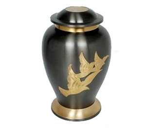 Accessoires funéraires américains faits à la main Urnes humaines de crémation en métal avec logo personnalisé Urne adulte souvenir - Product Image 4