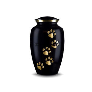 Proveedor de diseño tradicional de urna de cremación de metal Urna funeraria hecha a mano Recién llegado Suministros funerarios Venta al por mayor Urna de cremación - Product Image 2