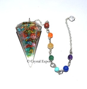 Achetez en ligne des pendules de chakra en orgone : Pendules de chakra en orgone à vendre - Product Image 1