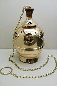 Quemador de incienso de moda, soporte de incienso decorativo de acabado dorado, quemador único de incienso antiguo, forma redonda de Color dorado - Product Image 2