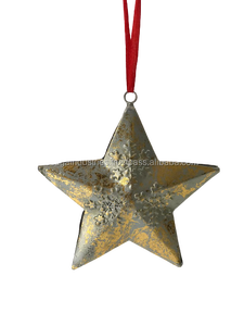 NEW DESIGN METAL IRON STAR CHRISTMAS HANGING ORNAMENT LUXURY DESIGN <b>TREE</b> HANGING HOME DECOR BEST - Product Image 6