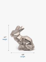 Accesorios Decorativos para el Hogar de Conejitos de Aluminio Dorado de Alta Calidad 2026 - Soporte de Pared Ligero y Duradero para Decoración del Hogar y Sala de Estar