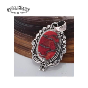 El mejor colgante de plata de ley 925 Diseño de hip hop con corazón y Cruz Envío rápido en dijes en stock - Product Image 1