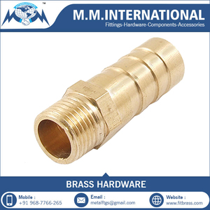 Conector de boquilla de manguera de latón personalizado, accesorios roscados - Product Image 4