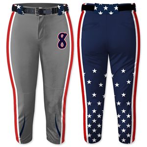 Pantalon de BASEBALL et de SOFTBALL personnalisé, pantalons moulants pour hommes - Product Image 1