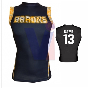 Chemise de compression respirante sans manches avec capuche Vafir Team Uniform pour maillot de compression court 7v7 - Product Image 5