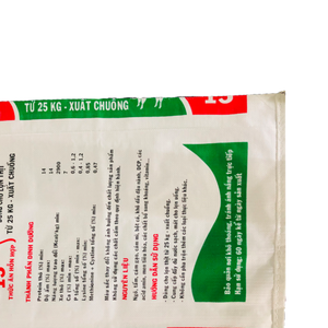 Vietnam Woven HD PE Animal Feed Packaging PP a prueba de humedad Productos agrícolas Fertilizante Bolsas de plástico blando con impresión flexográfica - Product Image 6