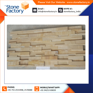 Most Popular Brand New Home Decor <b>Sandstone</b> Teakwood Ledger Panel Wall Tiles Onsite Installation Service Available - Product Image 3