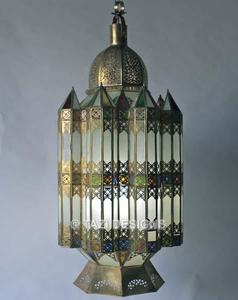 Bougeoir lampe lanterne marocaine en laiton doré, bougeoir de noël, prix de gros - Product Image 2